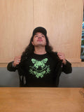 “Everything always works out for me”green full T shirt