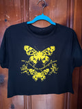 “Everything always works out for me” YELLOW crop top (pre-order)
