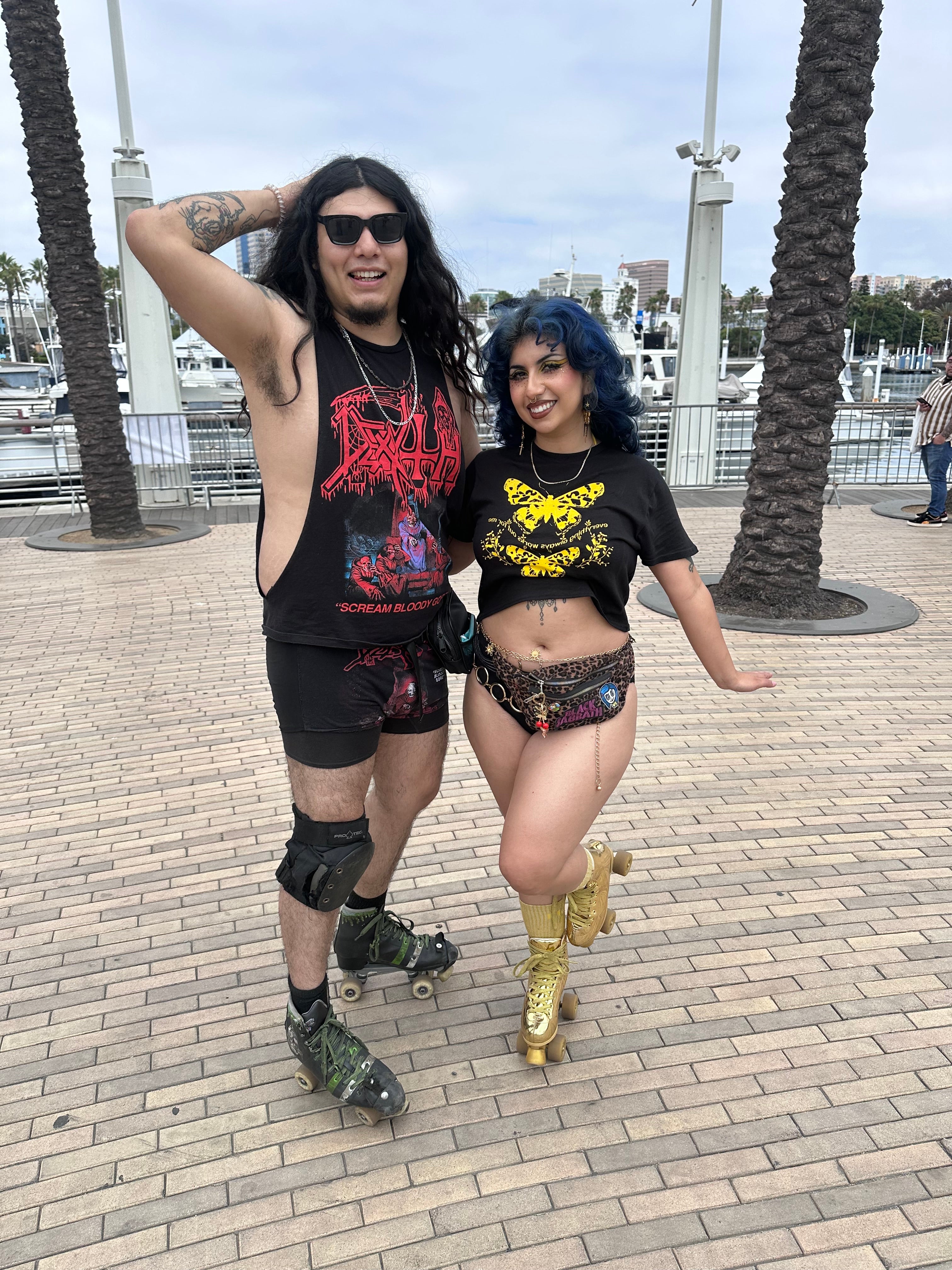 “Everything always works out for me” YELLOW crop top (pre-order)