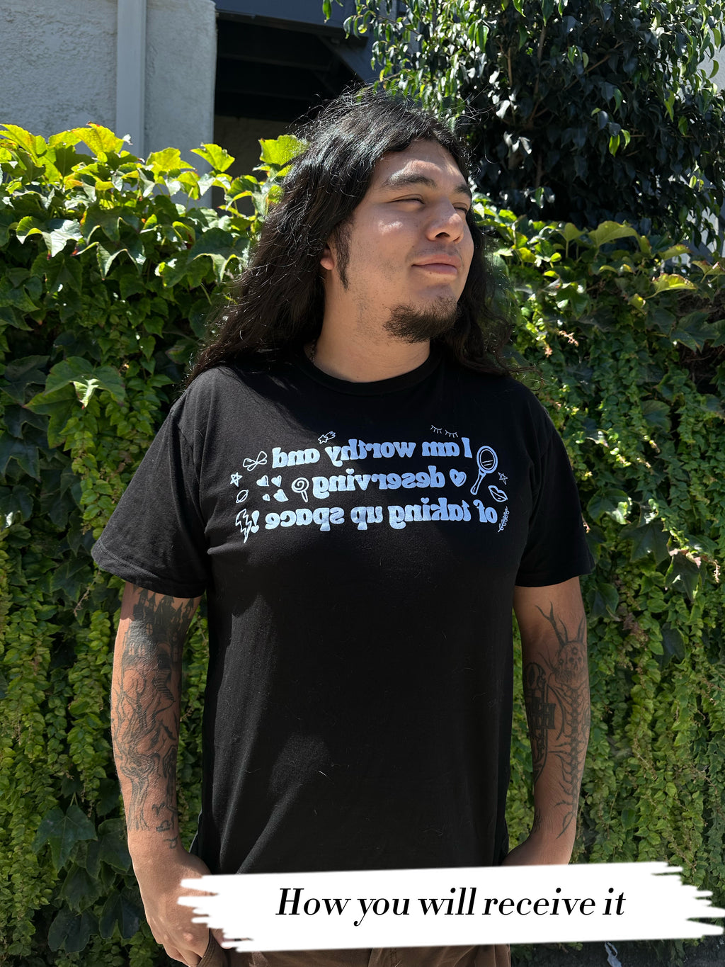 “I am worthy” full shirt