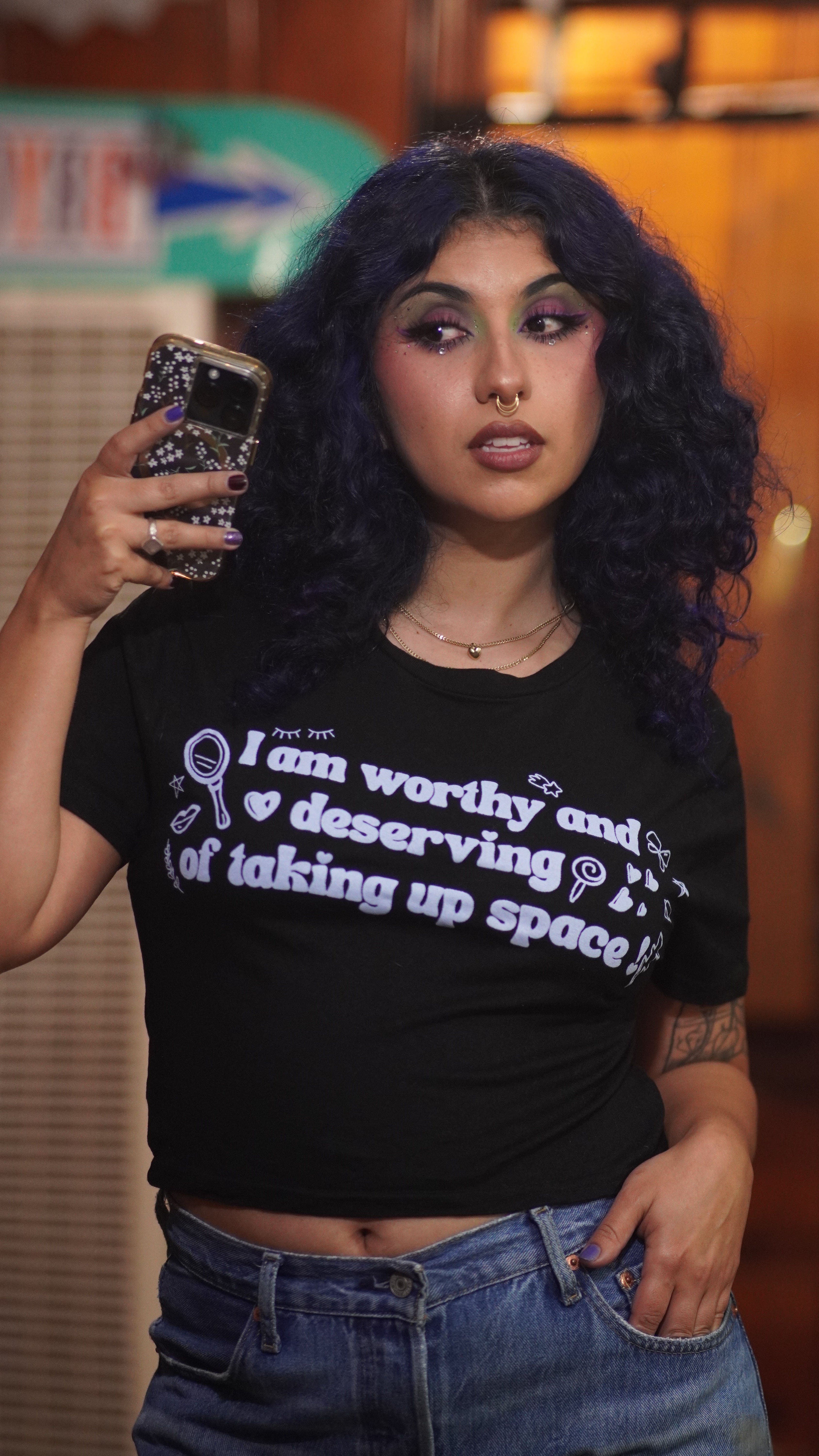 "I am Worthy" Crop Top